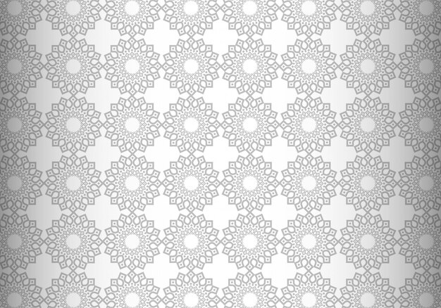 Современный серый геометрический дизайн рисунка мандалы