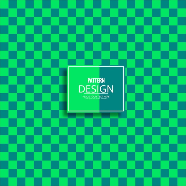 Modern green pattern background