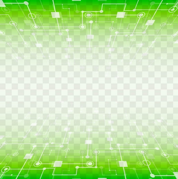 Modern green technology background