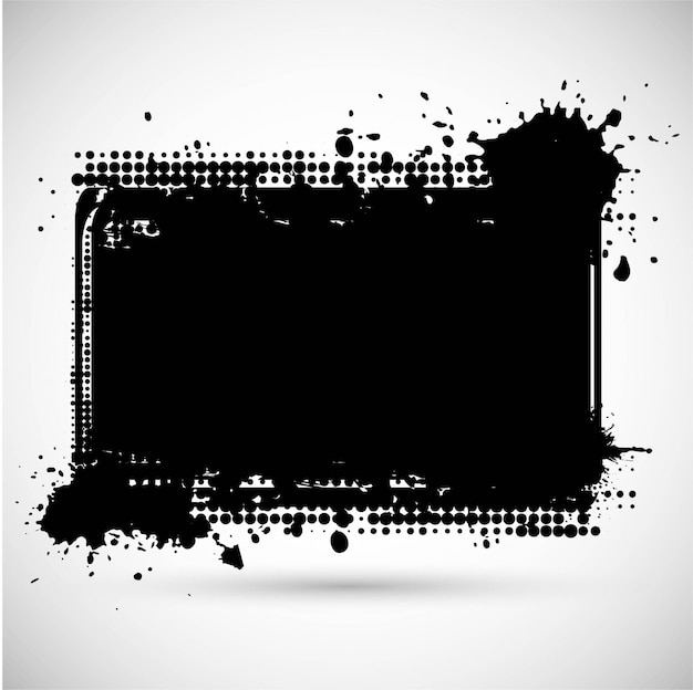 Modern grunge frame design – Vector Templates