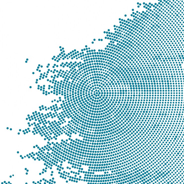 Free Vector modern halftone background