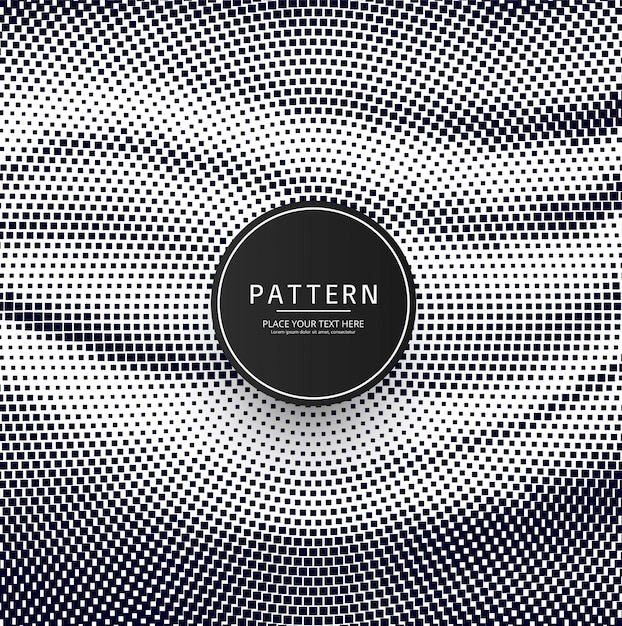 Free vector modern halftone dots pattern design
