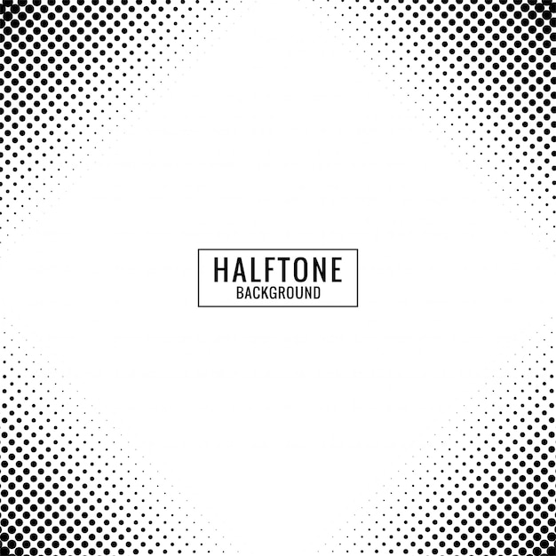 Modern halftone pattern design