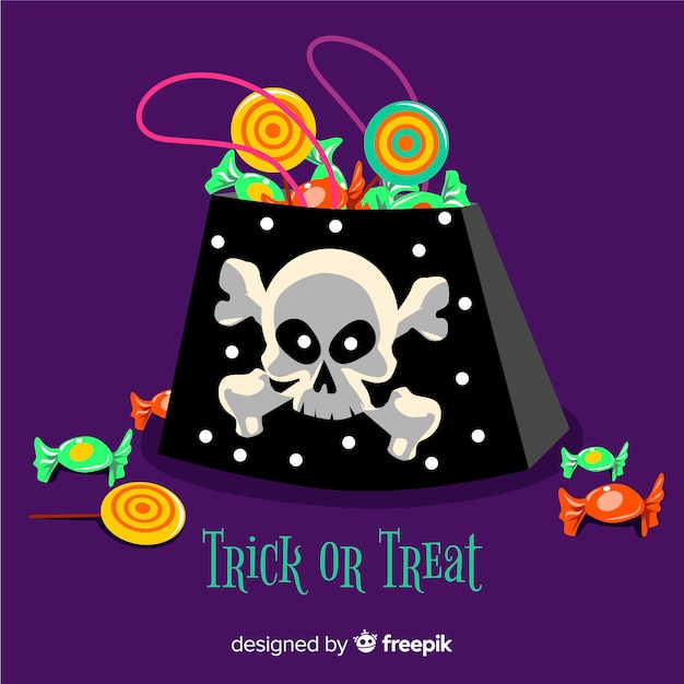 Modern halloween bag design