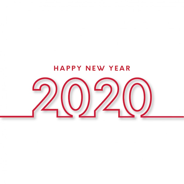 Free vector modern happy new year