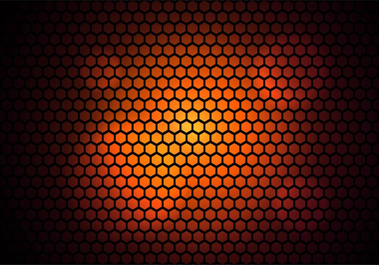Free Vector modern hexagonal pattern technology colorful
