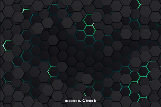 Free vector modern honeycomb background