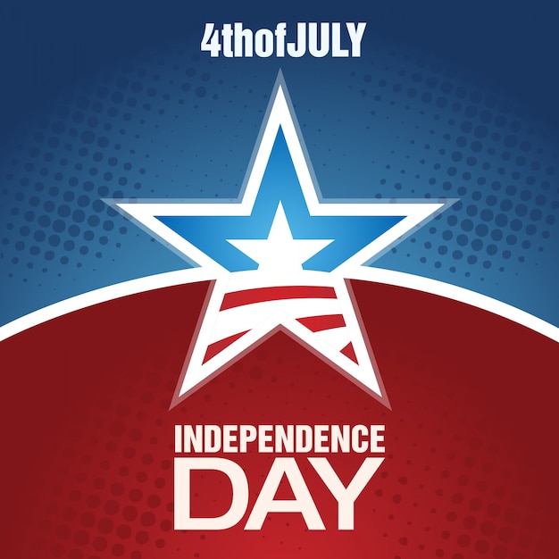 Free vector modern independence day design