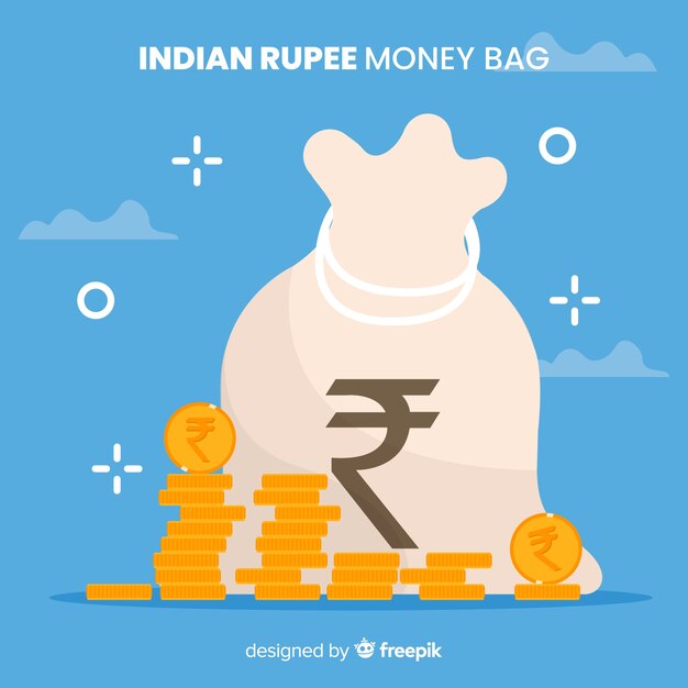 Современная композиция индийской рупии