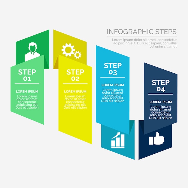 Infografica moderna in design piatto