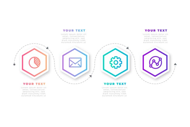 Modern infographic template