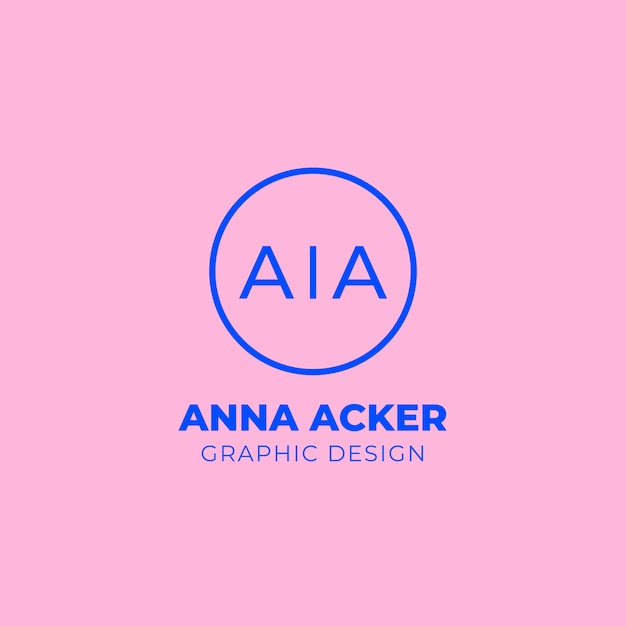 Modern initial monogram logo template