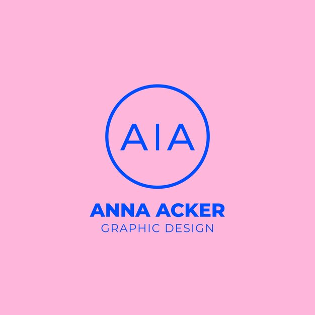 Modern initial monogram logo template