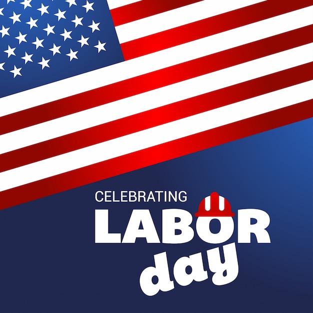 Free vector modern labor day illustration