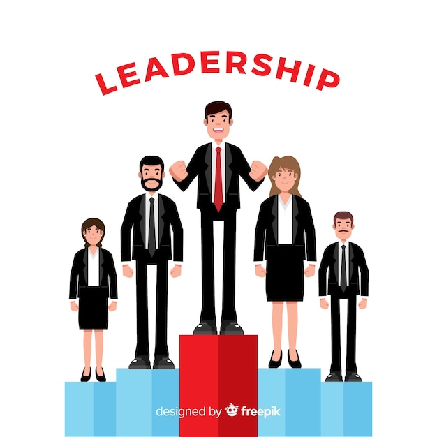 Free vector modern leadership concept