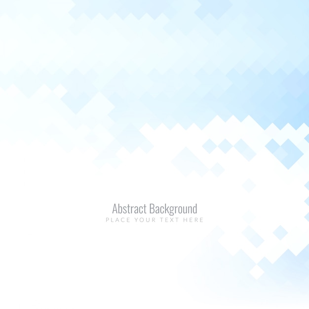 Modern light blue mosaic background