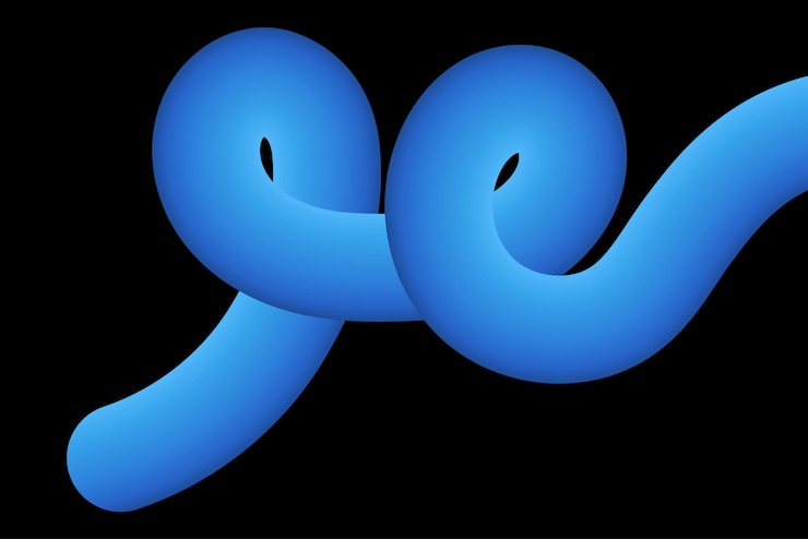 Free Vector modern liquid 3d fluid shapes background