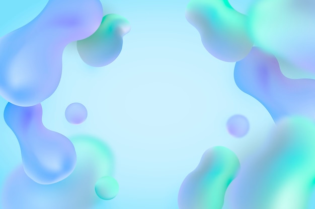 Free vector modern liquid abstract background