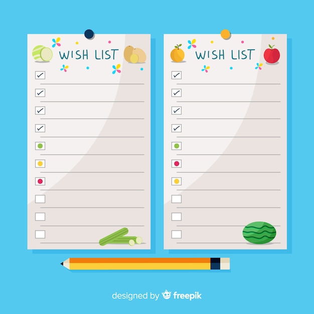Modern to do list collection