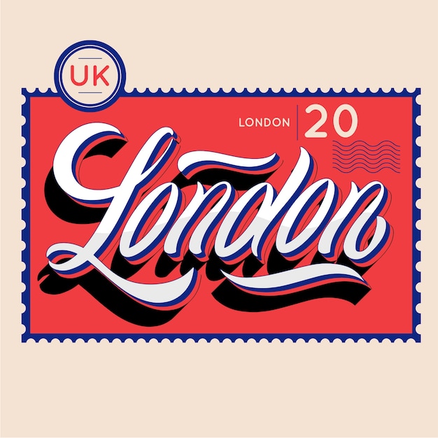 Modern London City Lettering – Free Vector Templates to Download