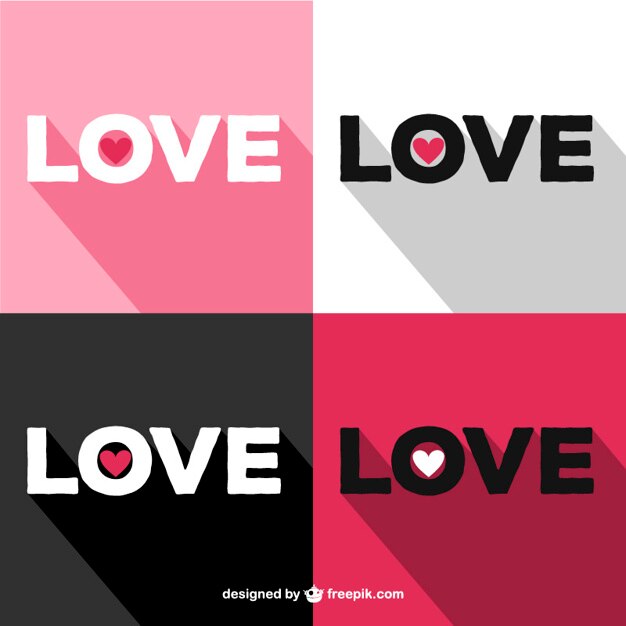 Free vector modern love