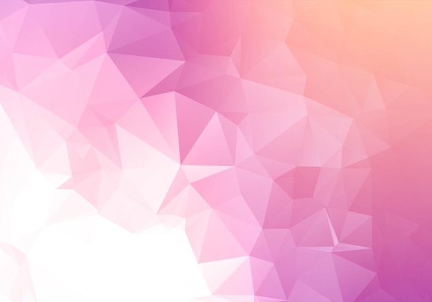 Free vector modern low poly colorful triangle shapes background