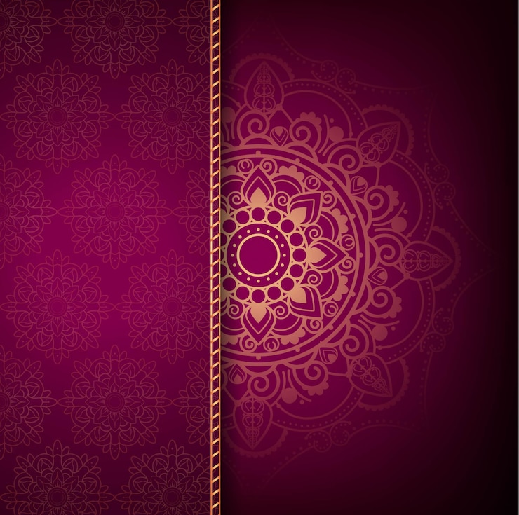 Free Vector modern luxury mandala background