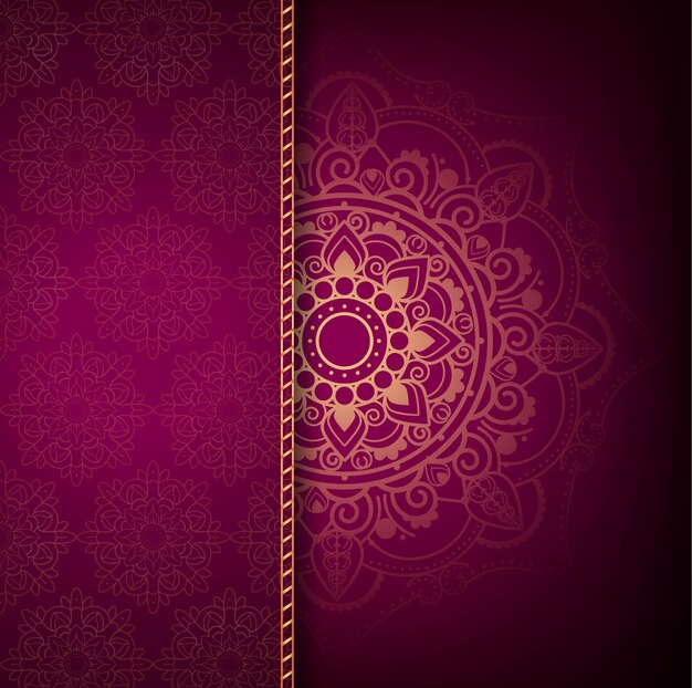 Modern luxury mandala background