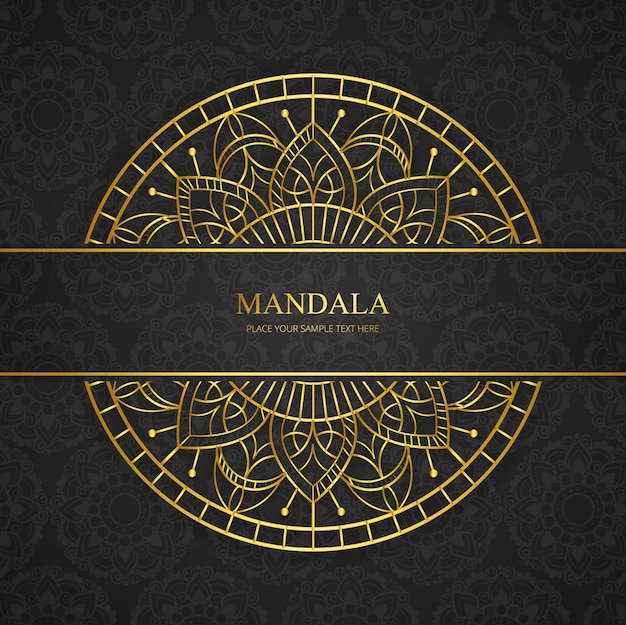 Modern luxury mandala background