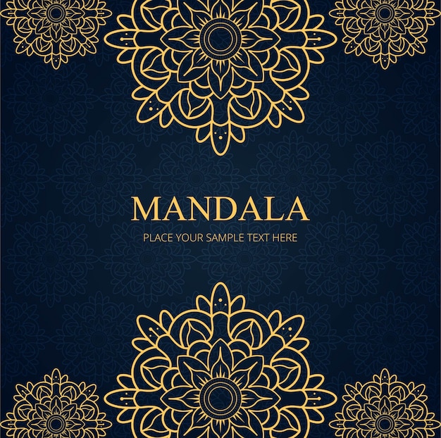 Modern mandala background
