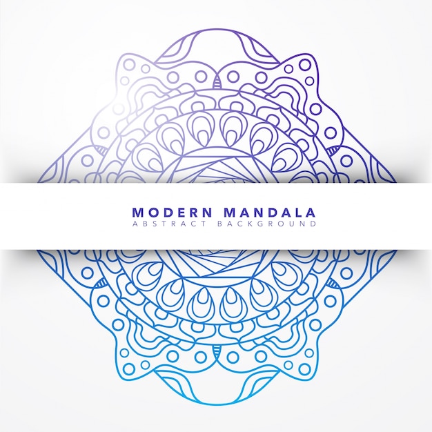 Modern mandala background