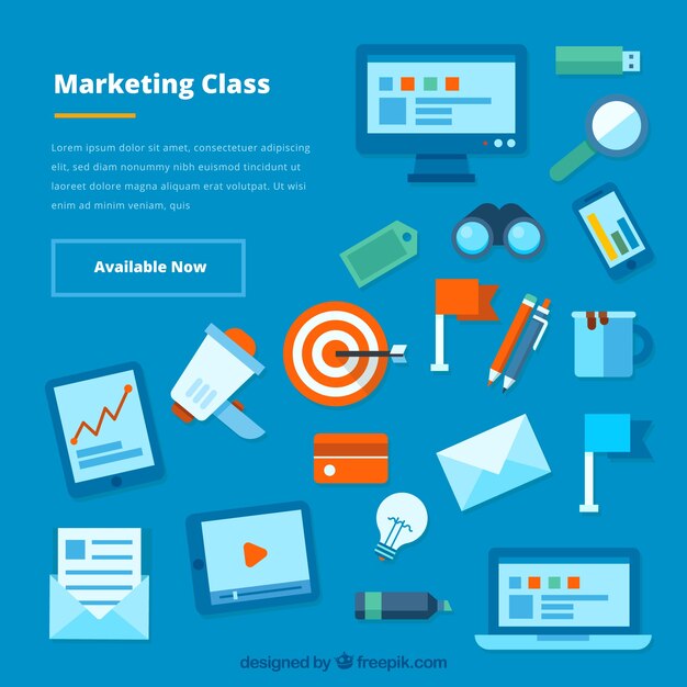 Modern marketing background