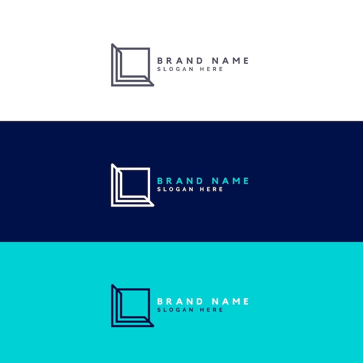 Free Vector modern marketing logo concept