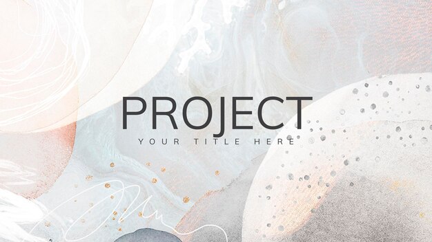 Modern Memphis project presentation template wallpaper