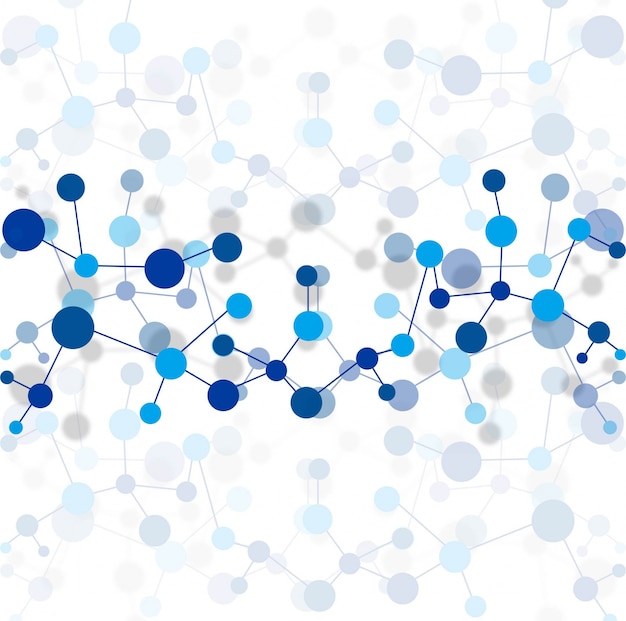 Modern molecules background