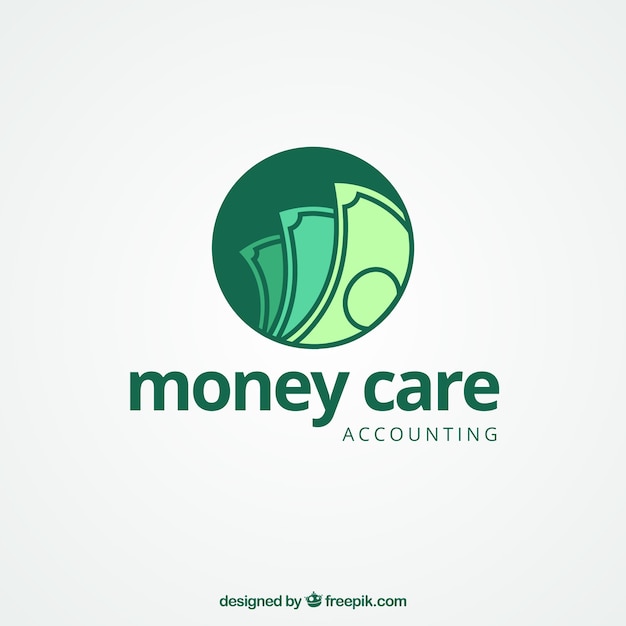 Modern money logo concept