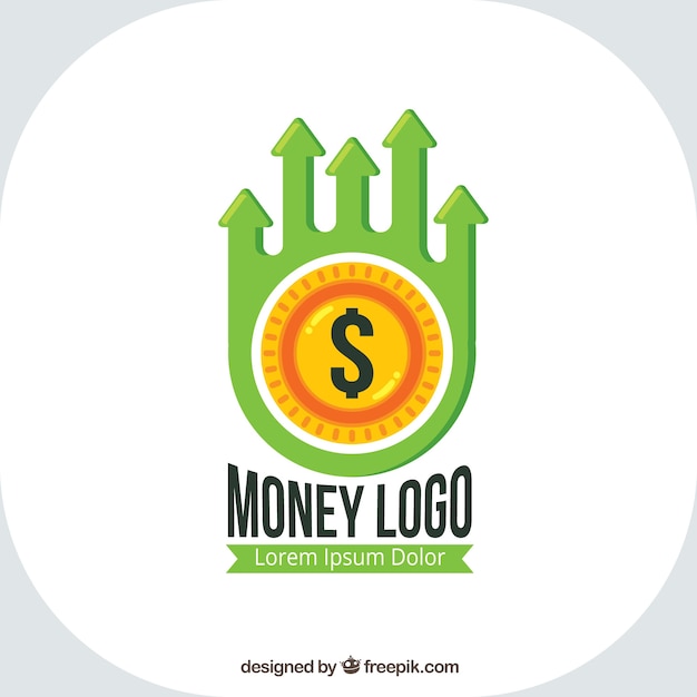 Modern money logo design