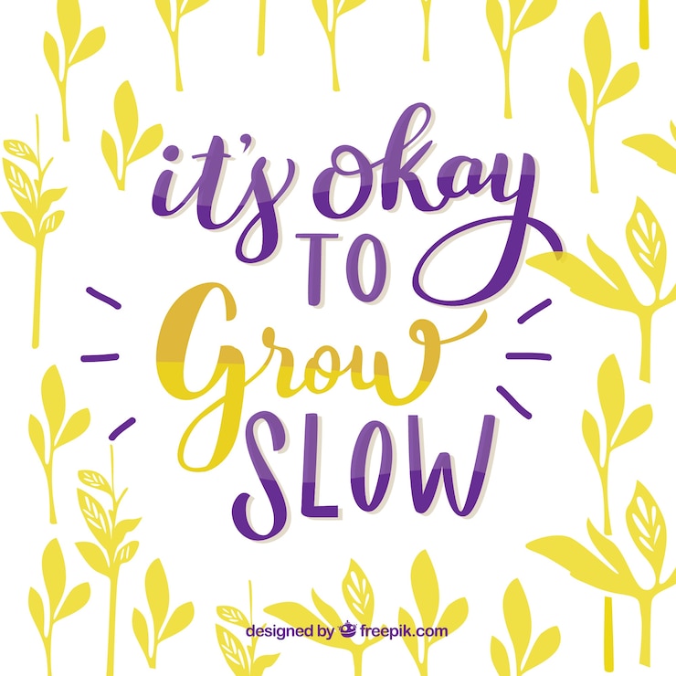 Free Vector modern motivation quote in yellow color
