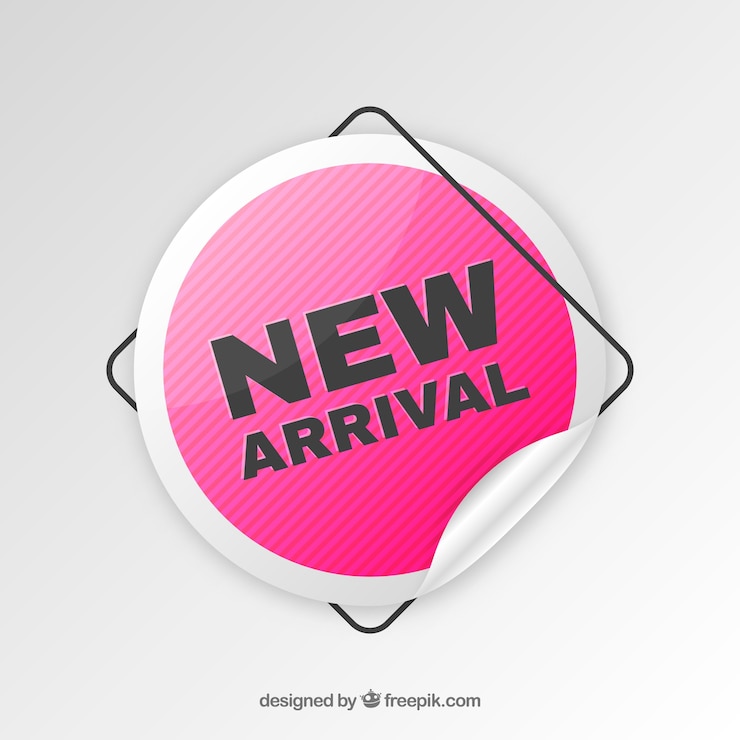 Free Vector modern new arrival composition with realistic design
