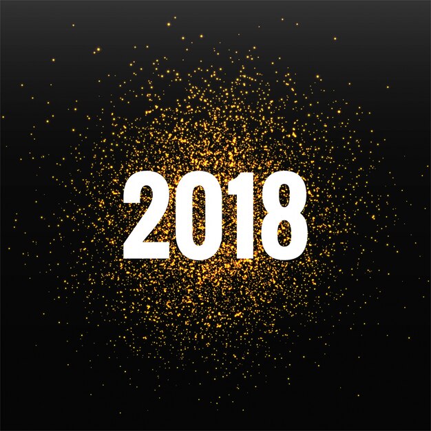 Modern new year 2018 background