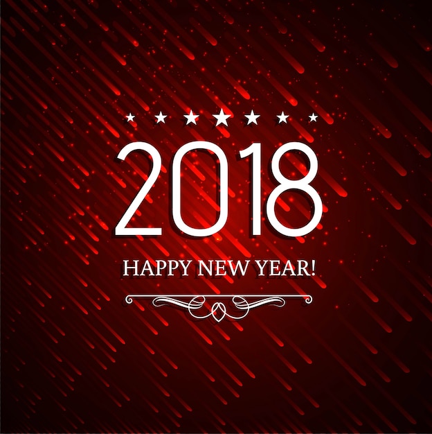 Modern new year 2018 background