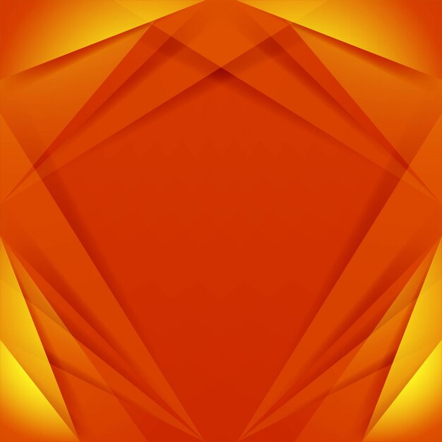 Modern orange geometric background