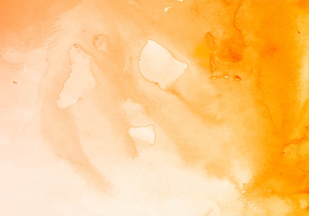 Modern orange watercolor texture background