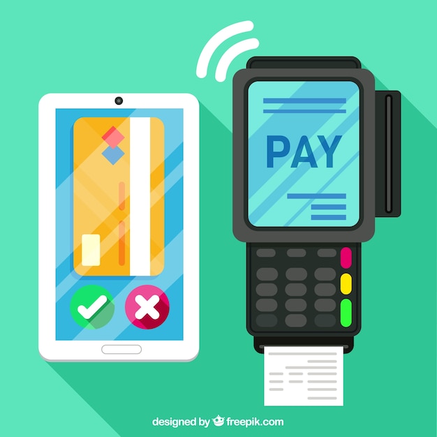 Modern payment with smartphone