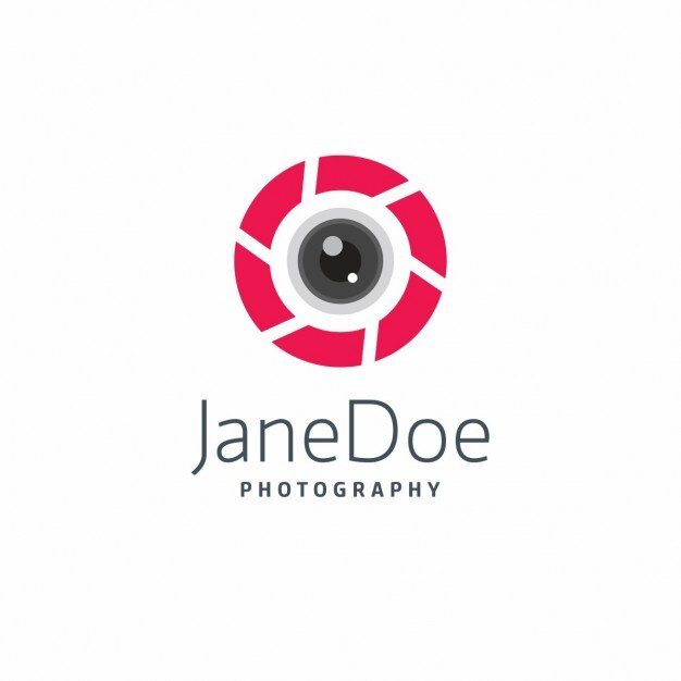 Modern photography logo template