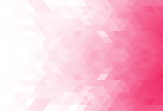 Modern pink geometric shapes background