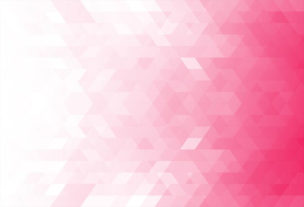 Modern pink geometric shapes background