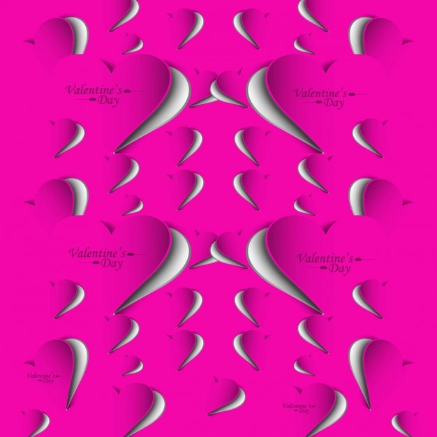 Free vector modern pink love background