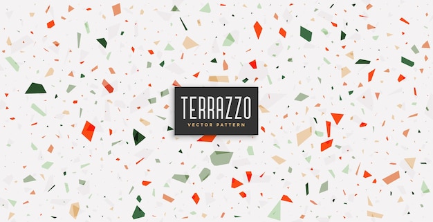 Free vector modern and polished terrazzo texture backdrop for textile material print vector