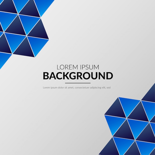 Free vector modern polygonal business background